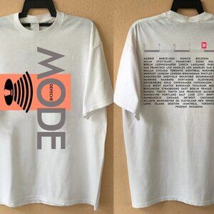 Depeche Mode 1987-1988 Music for the Masses Tour T-Shirt, Vintage Band Tee 94